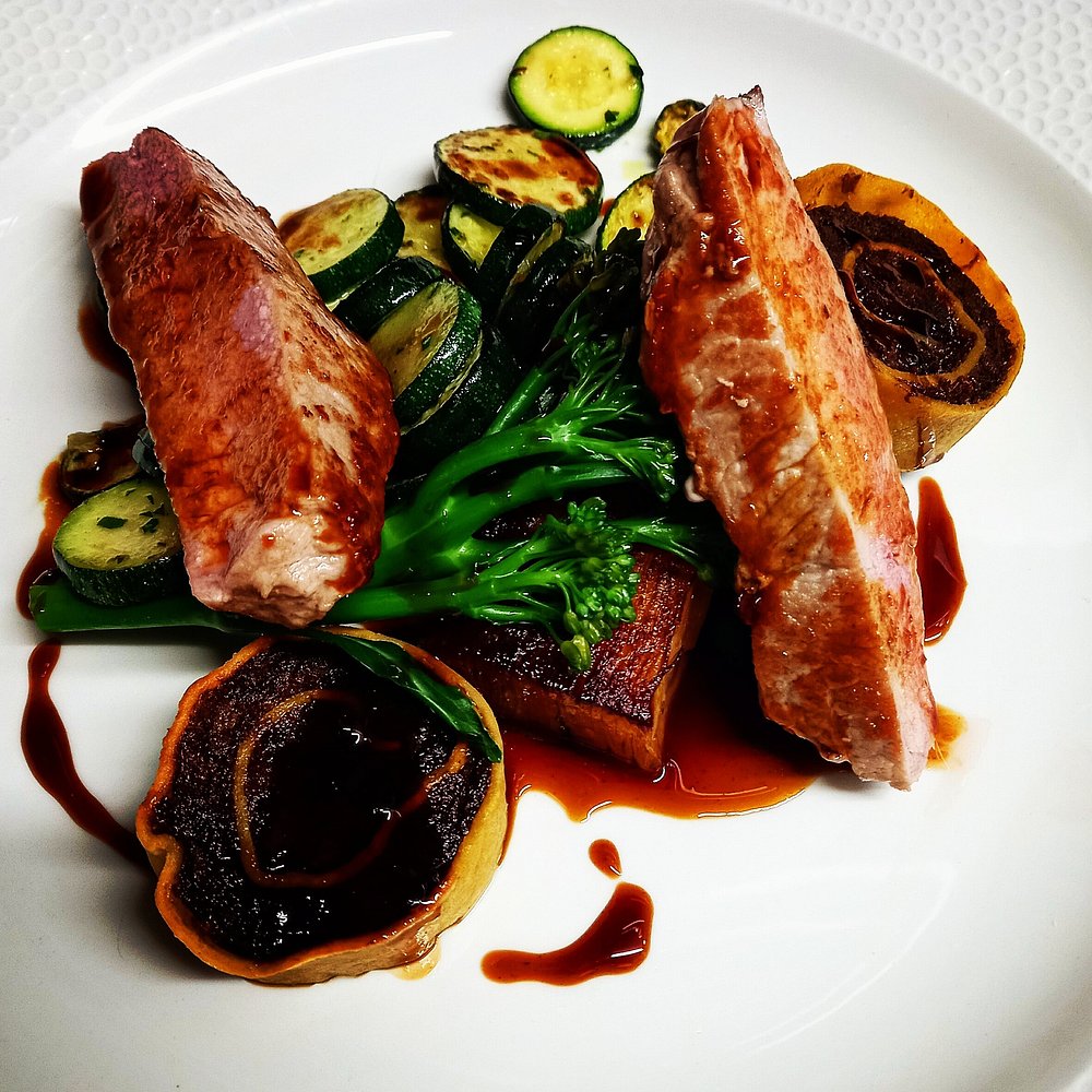 A plated course at Casanova